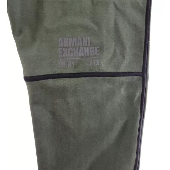 A|X ARMANI EXCHANGE Mens XL Contrast Piping Logo Jogger Sweatpants in Rosin - Picture 6 of 8